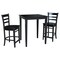 International Concepts 30 in. x 30 in. Gathering Height Table with 2 Emily Counter Height Stools - 3 Piece Set K46-3030-S6172-2 - alternate 4